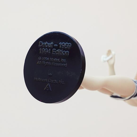 Beach Barbie 1959 Debut 1994 Hallmark Christmas Ornament #1 Black White Swimsuit - Picture 8 of 9